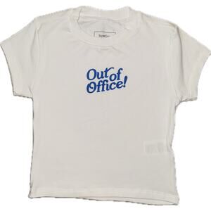 supercool “out of office!” baby tee